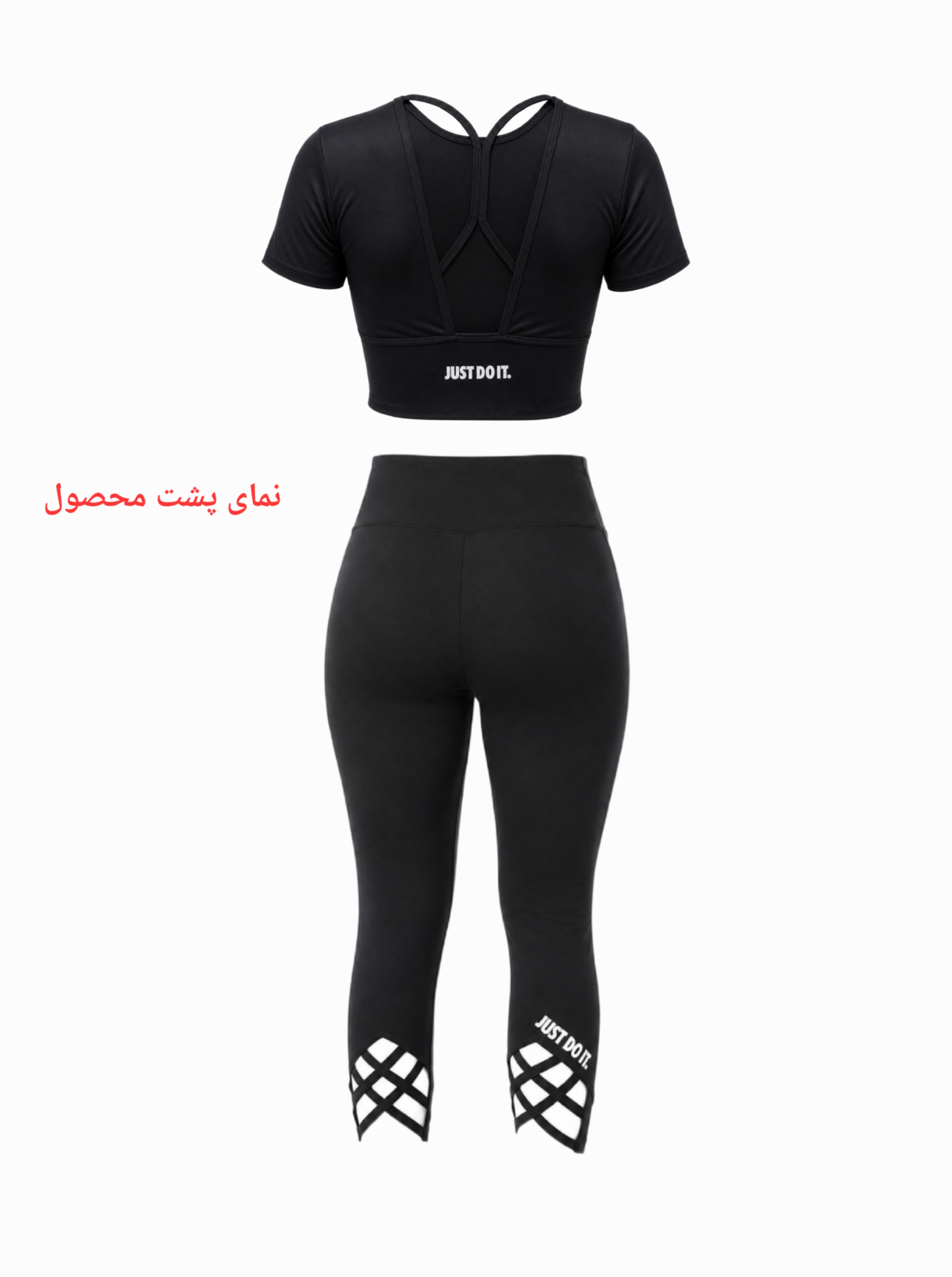 ست ورزشی زنانه تابستانی سایز ۳۶ پُر الی ۴۰ / لباس ورزشی زنانه ست کراپ شلوار