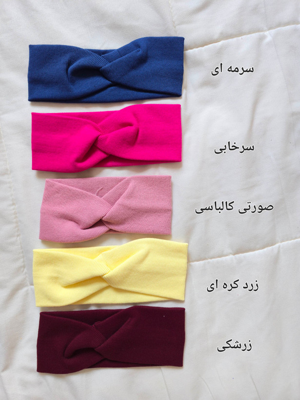 هدبند کبریتی زنانه دخترانه مدل پاپیونی / هدبند عروسکی
