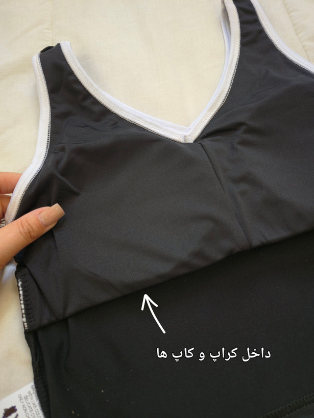 ست کراپ شلوار ورزشی زنانه سایز ۳۶ الی ۴۰ریز مدلalo