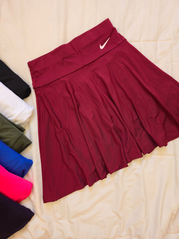 دامن تنیسی کشاله دار سایز ۴۰ الی ۴۶ ریز alo , nike رندوم/ دامن ورزشی زنانه