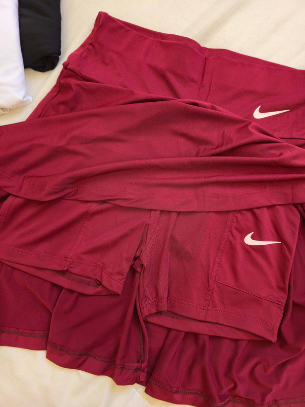 دامن تنیسی کشاله دار سایز ۴۰ الی ۴۶ ریز alo , nike رندوم/ دامن ورزشی زنانه
