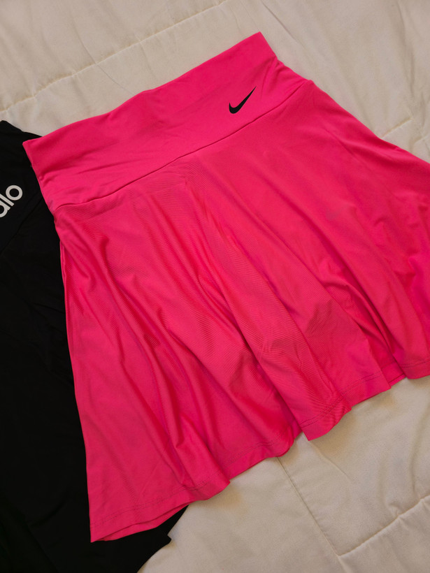 دامن تنیسی کشاله دار سایز ۴۰ الی ۴۶ ریز alo , nike رندوم/ دامن ورزشی زنانه