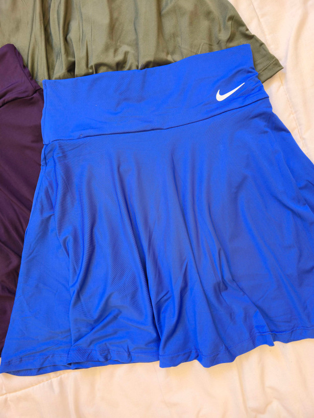 دامن تنیسی کشاله دار سایز ۴۰ الی ۴۶ ریز alo , nike رندوم/ دامن ورزشی زنانه