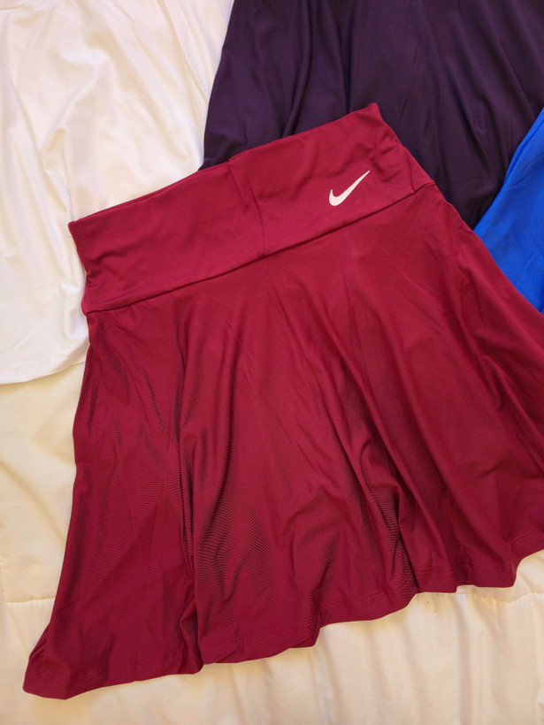 دامن تنیسی کشاله دار سایز ۴۰ الی ۴۶ ریز alo , nike رندوم/ دامن ورزشی زنانه